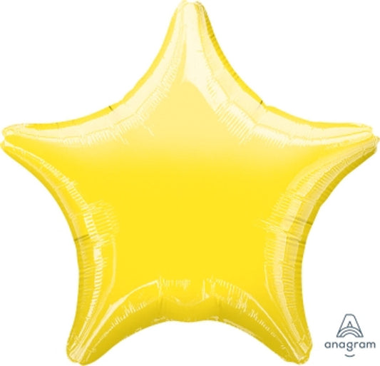 18" qualatex yellow foil star