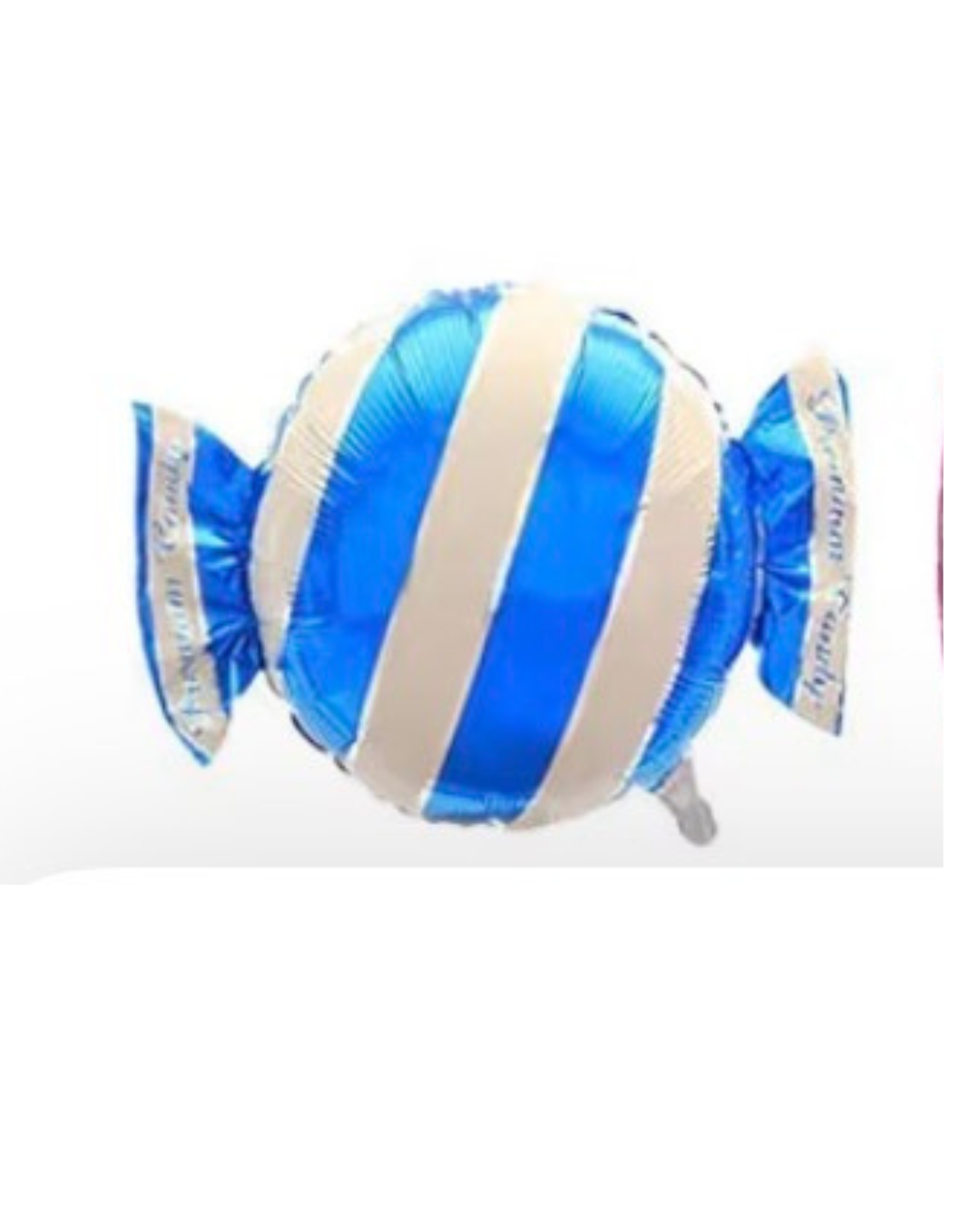 18” Striped Candy Blue