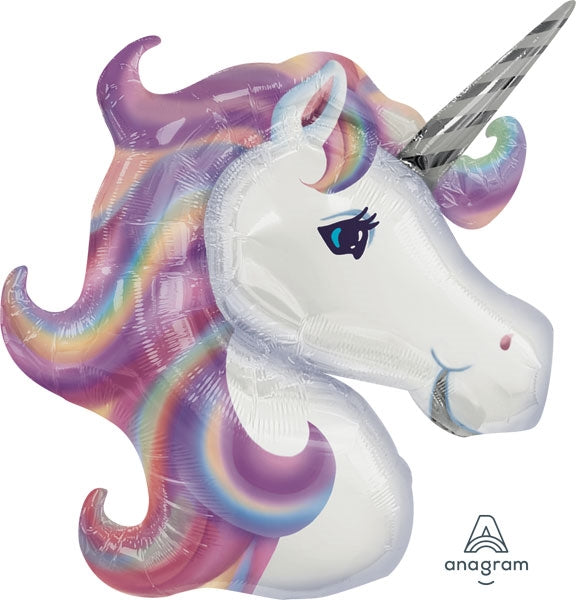 33" anagram Pastel unicorn foil balloon