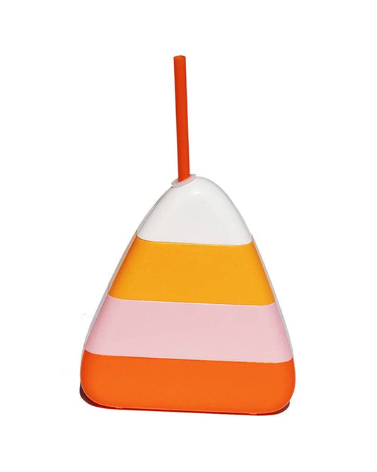 Candy Corn Sipper with Straw - 1 pk