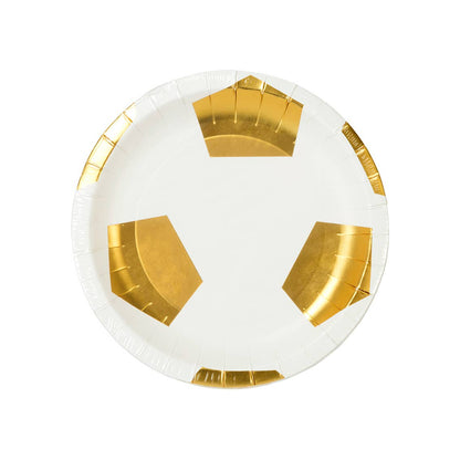 Party Champions Soccer Plates - 12 Pack