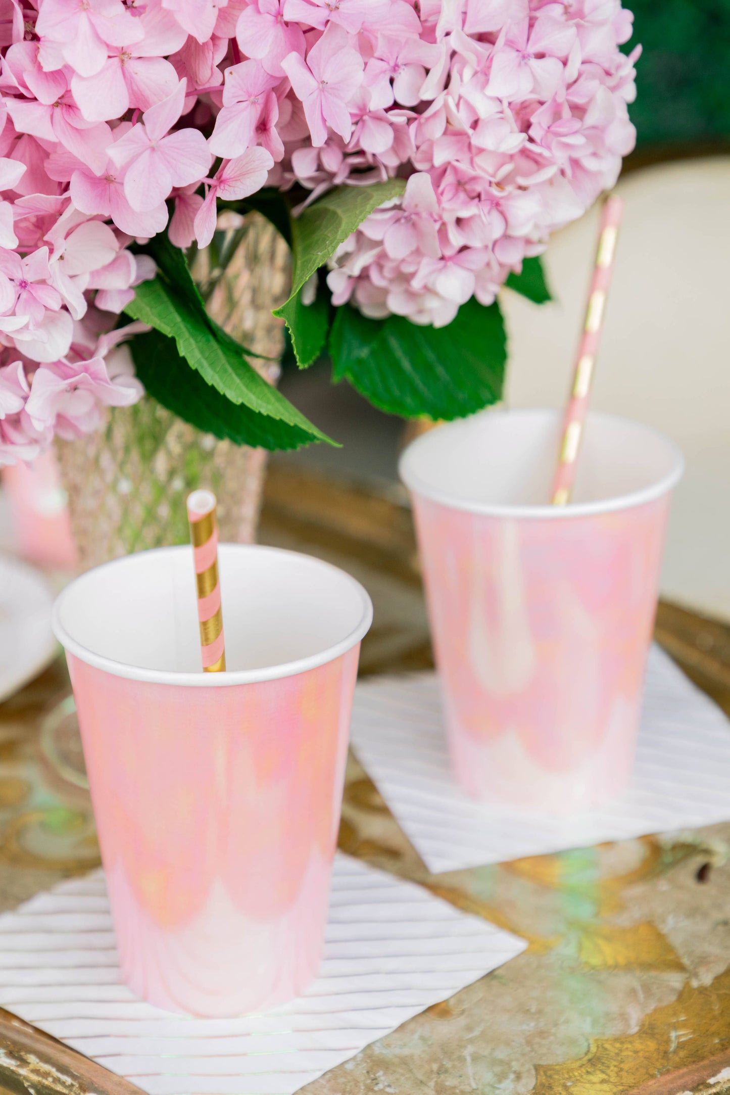 Posh Just Peachy pink 12 oz Cups - 8 Pk.