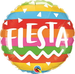 18" Fiesta Rainbow foil balloon