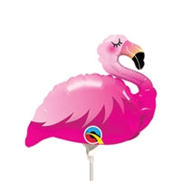 46" Pink flamingo foil balloon