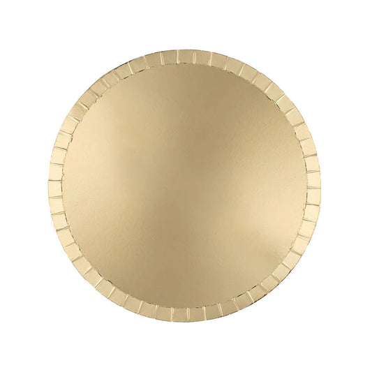 Shades Gild gold Dinner Plates - 8 Pk.