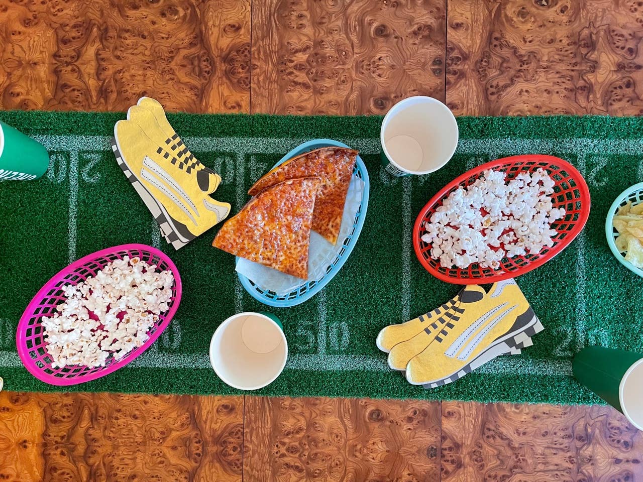 Grass NFL Football Table Runner, Game Day