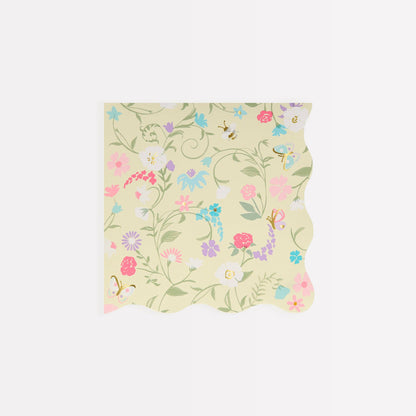 Meri Meri x LadurÃ©e Paris Floral Small Napkins