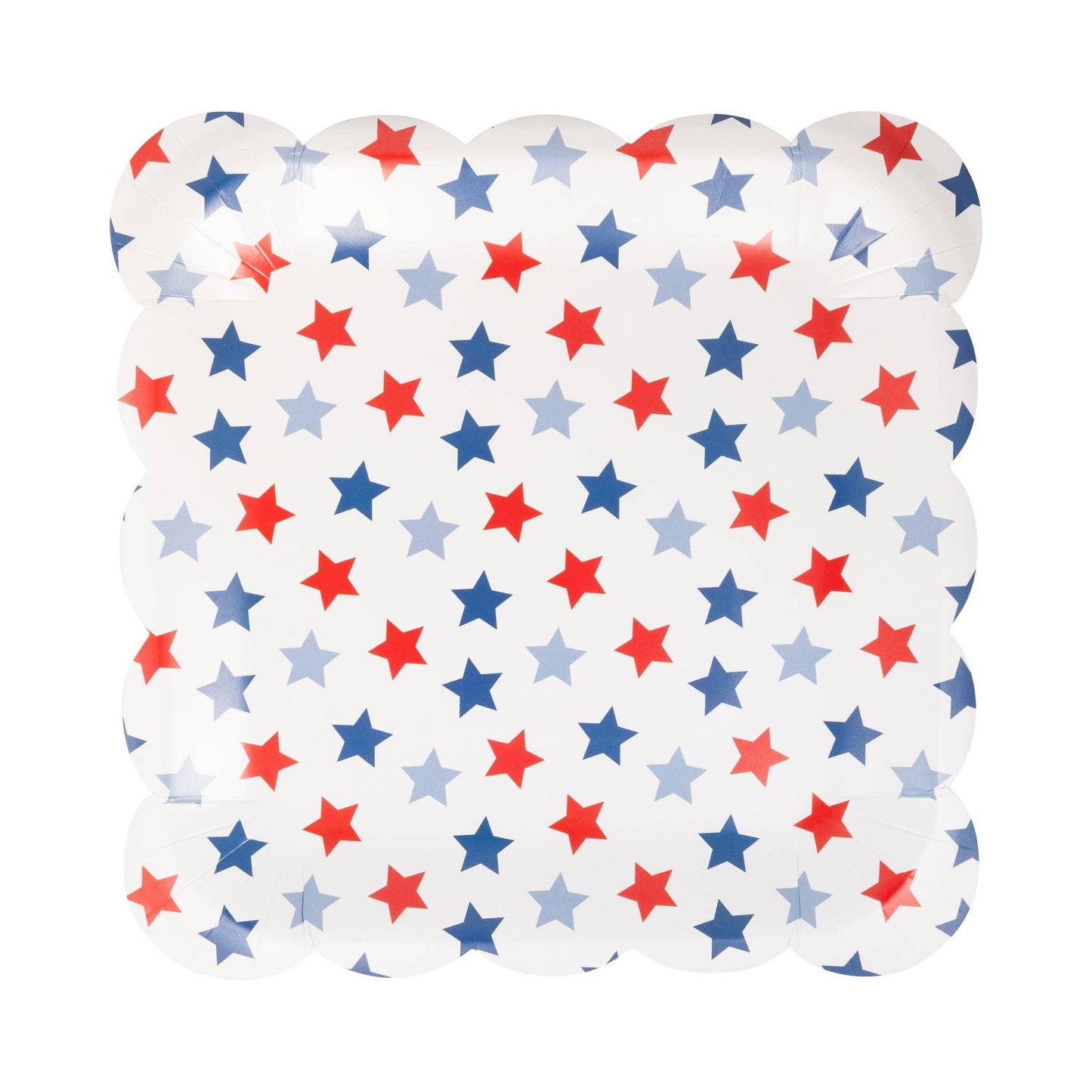 Stars square Plate - 8 pk