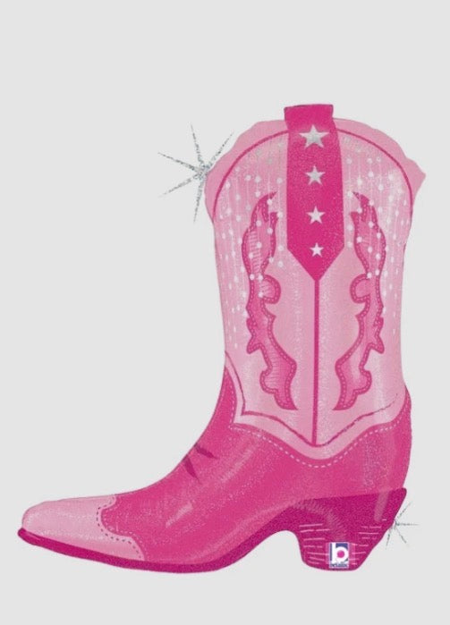 29" Pink dancing boots