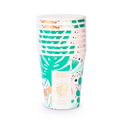 Tropicale 9 oz Cups - 8 Pk.