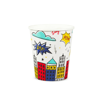 Superhero 9 oz Cups - 8 Pk.