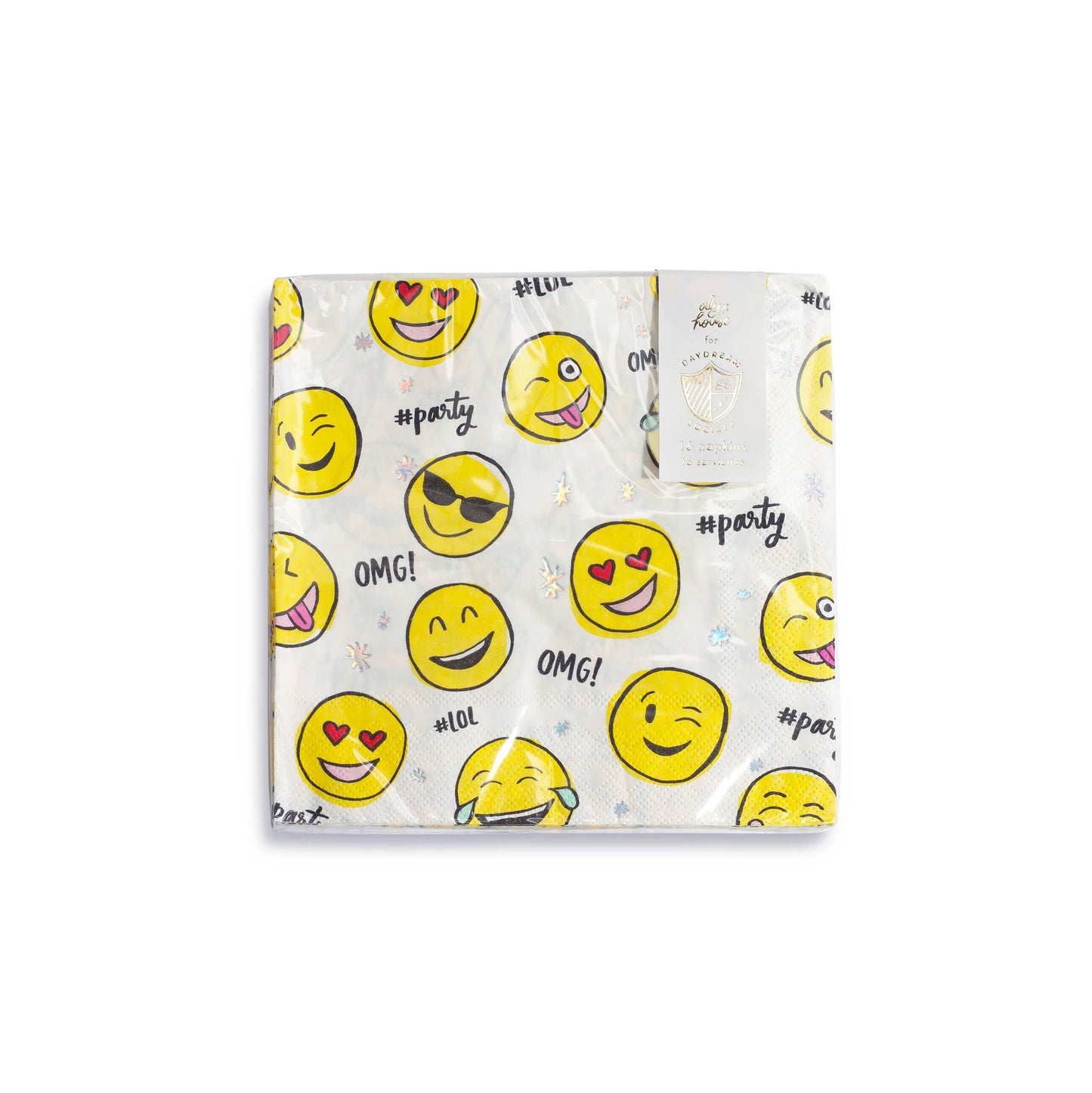 Emoji Large Napkins - 16 Pk.