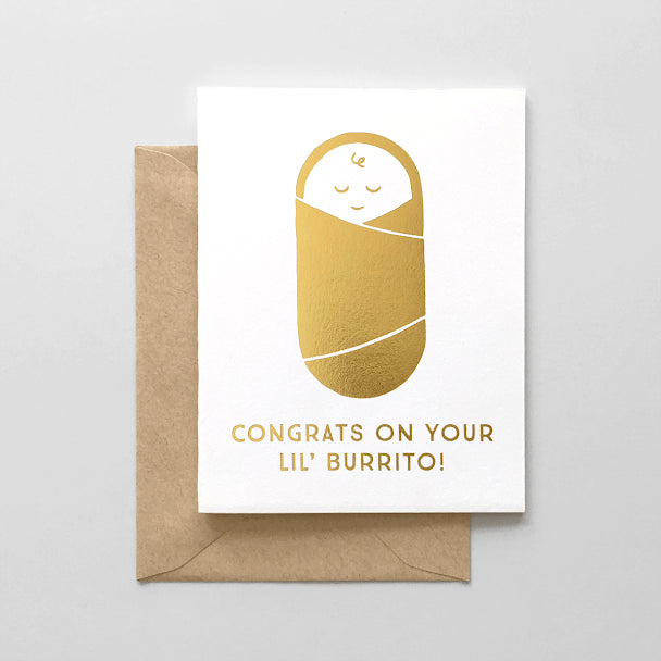 Burrito Congrats Greeting Card