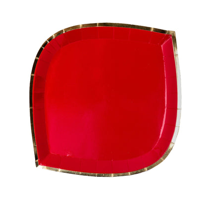 Posh Ruby Kiss Dinner Plates - 8 Pk.