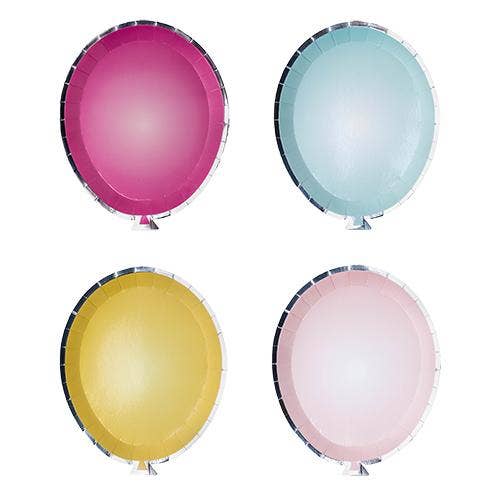 Balloon Plates, Mixed Pack - 8 Pk.