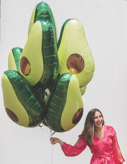 30" Avocado Balloon with helium