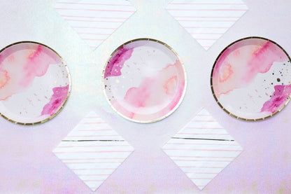 Pretty in Pink Charger Plates - 8 Pk.