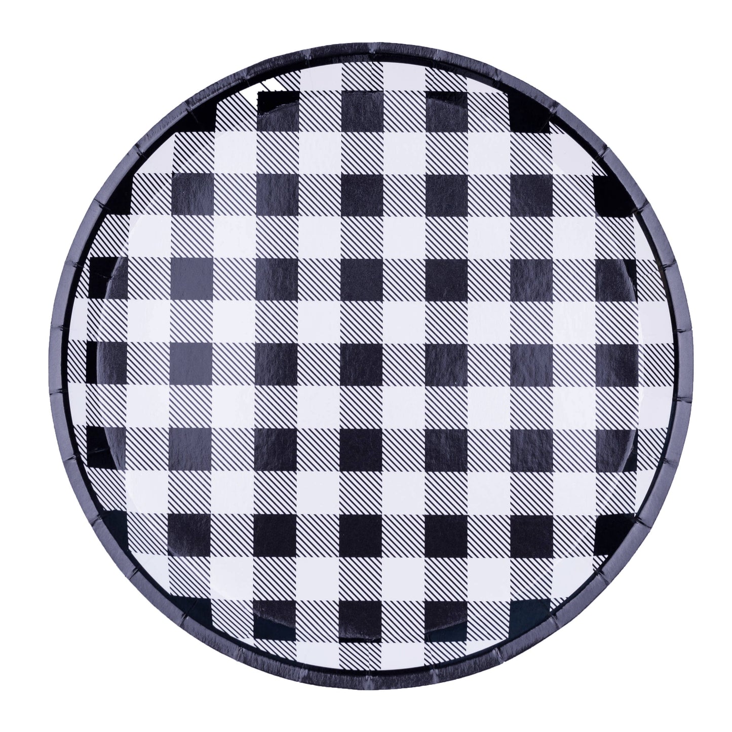 Hey Bae-Bee, Gingham Dinner Plates - 8 Pk.