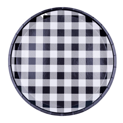 Hey Bae-Bee, Gingham Dinner Plates - 8 Pk.