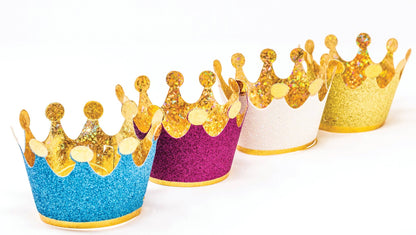 Colorful Mini Crowns - 8 PK