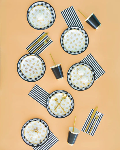 Hey Bae-Bee, Gingham Dinner Plates - 8 Pk.