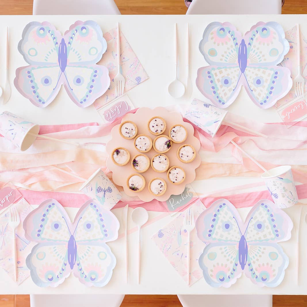 Butterfly Flutter Large Plates - 8 Pk.