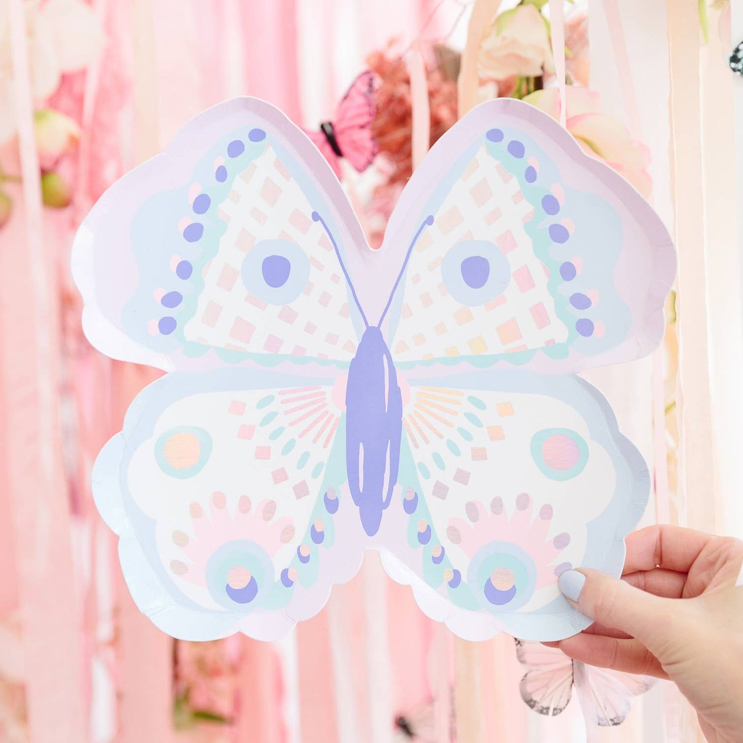 Butterfly Flutter Large Plates - 8 Pk.