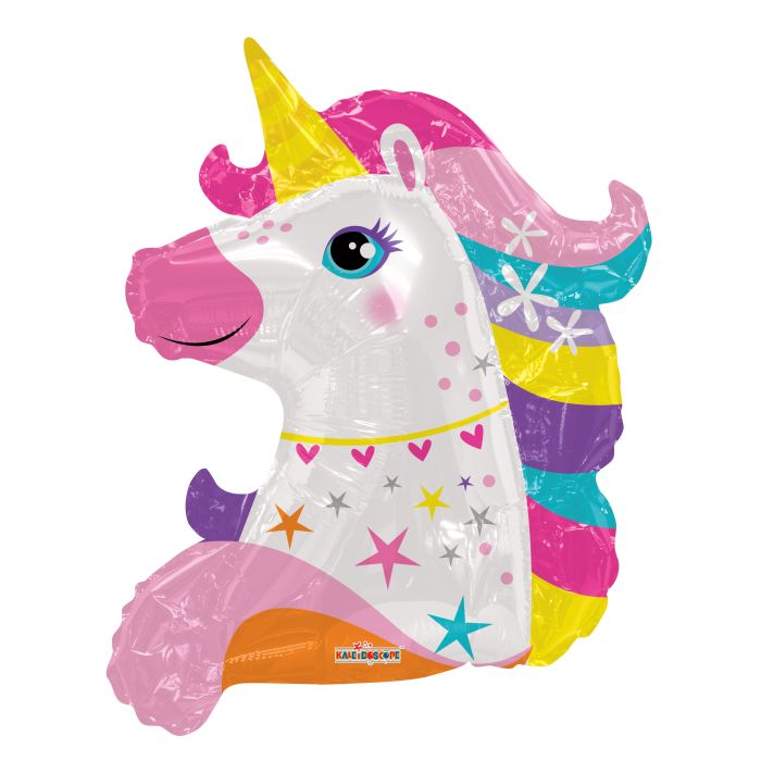 36" Unicorn Rainbow shape foil balloon