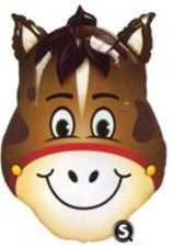 32” hilarious horse head balloon