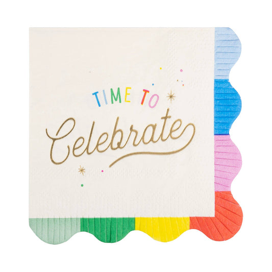 Time to Celebrate Cocktail Napkin - 18 pk