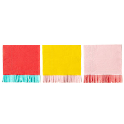 Hip Hip Hooray Fringe 5" Napkins - 24 pk.