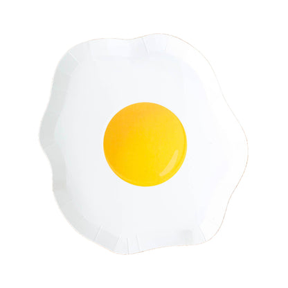 Yolks on You, Die-Cut dessert Plates - 8 Pk.