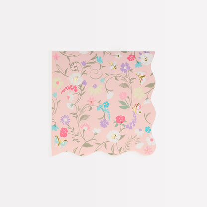 Meri Meri x LadurÃ©e Paris Floral Small Napkins