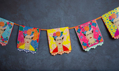 Boho Frida Kahlo Garland - 10ft