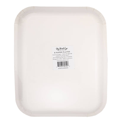 Cake & Candles Shaped Paper Plate - 8 pk