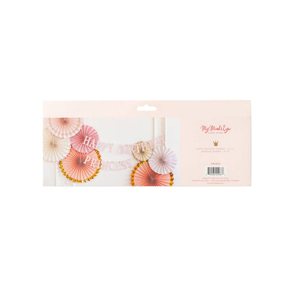 Princess Happy Birthday Banner - 1 pk