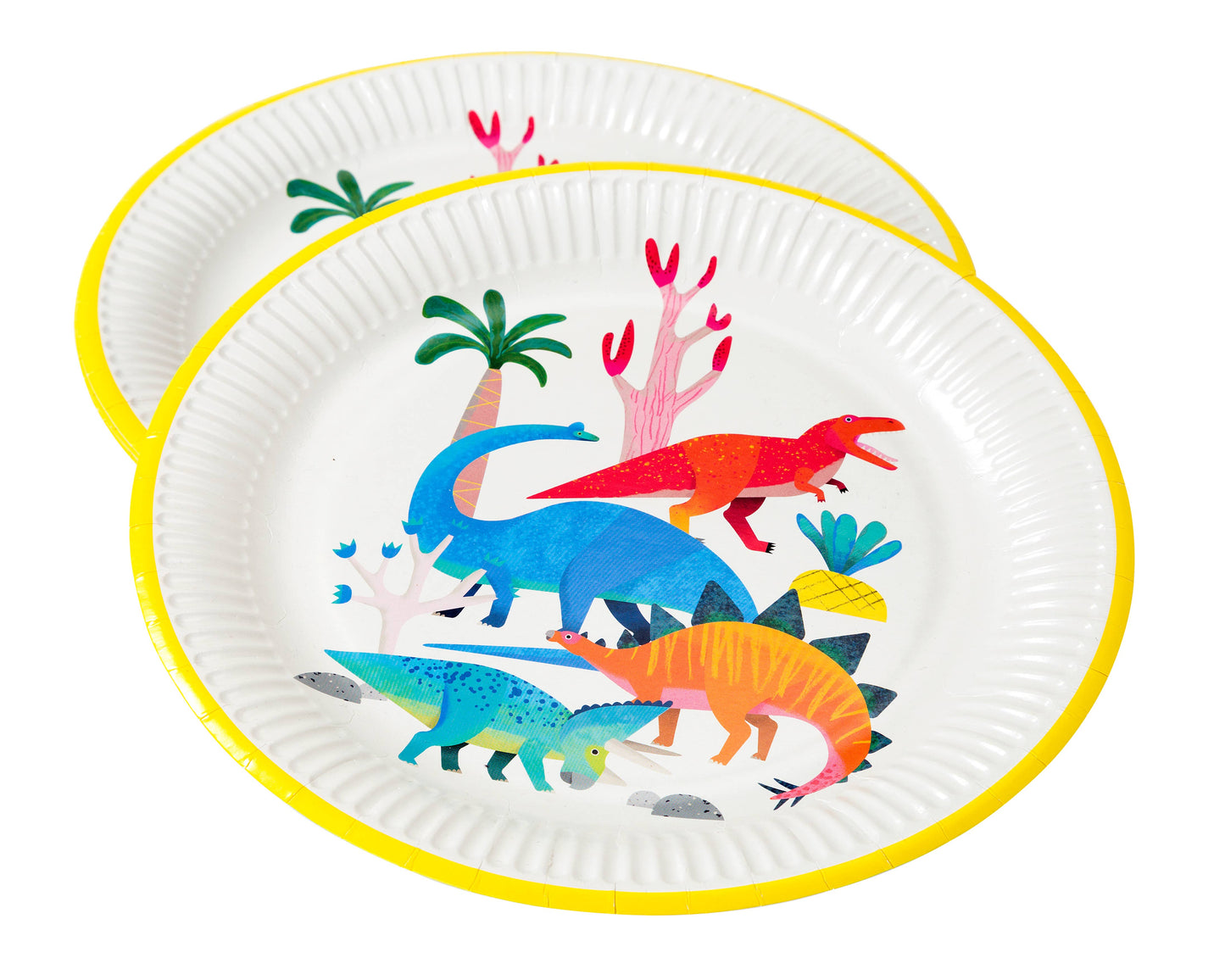 Party Dinosaur Plates - 8 Pack