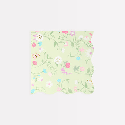 Meri Meri x LadurÃ©e Paris Floral Small Napkins