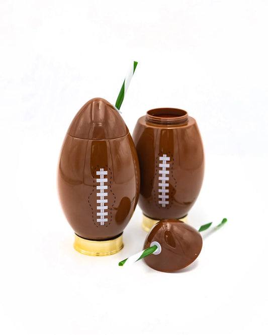 Football Sipper with Straw - 1 pk