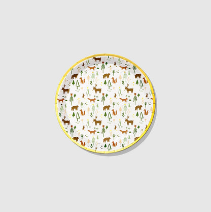 Woodland Wonders Small Paper Party Plates - 10 pk