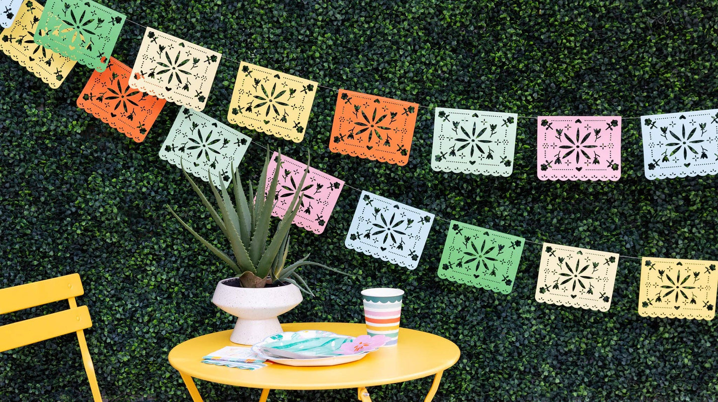 Fiesta Papel Picado Banner - 1 pk