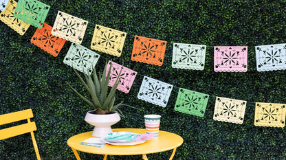 Fiesta Papel Picado Banner - 1 pk