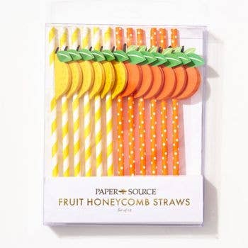 Fruit Honeycomb Straws