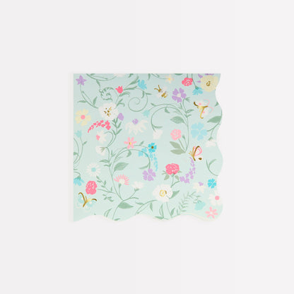 Meri Meri x LadurÃ©e Paris Floral Small Napkins