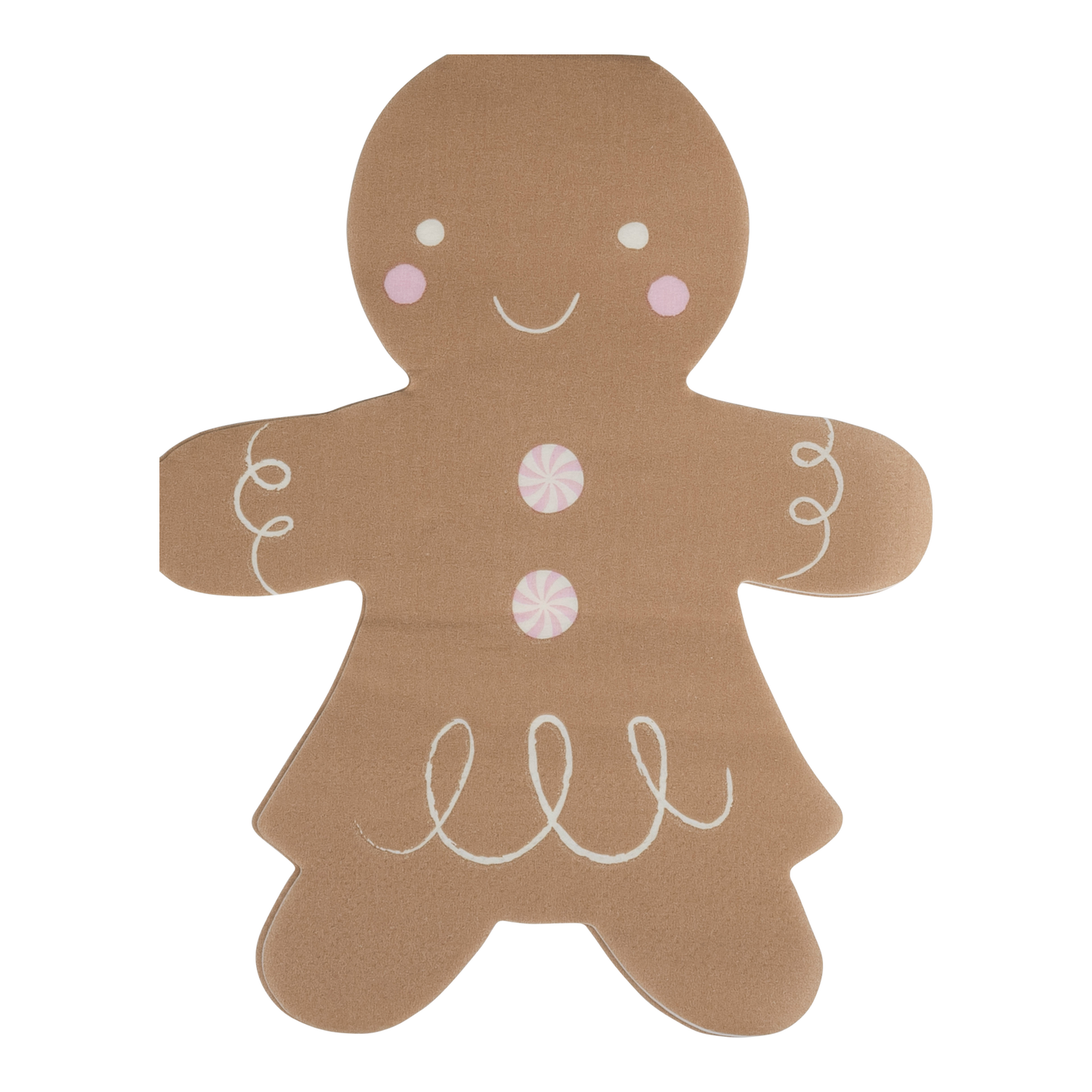 Gingerbread Girl Napkin - 24 pk