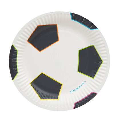 Eco-Friendly Soccer Plates - 12 Pk.