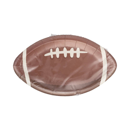 Football Shaped Plate - 8 pk