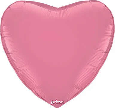 32" prima pink foil heart