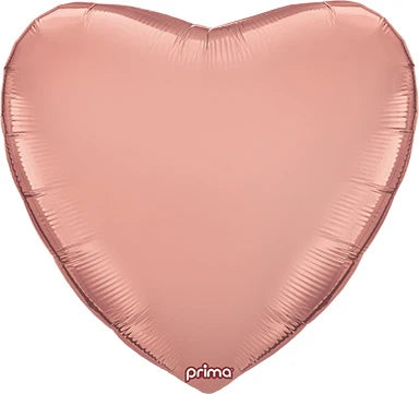 32" prima rose gold foil heart