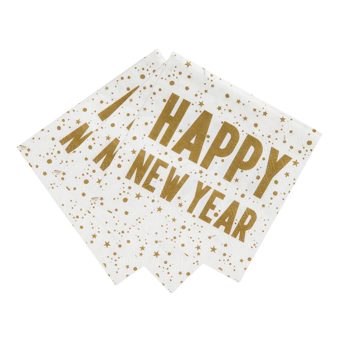 Gold Happy New Year Napkins - 20 Pk.